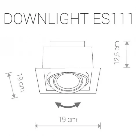 Встраиваемый точечный светильник Nowodvorski Downlight 9571 (220V)