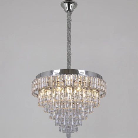 Подвесная люстра хрустальная Reluce 08110-0.4-600 MX CH