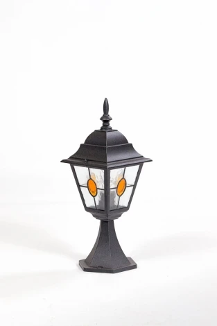 Наземный фонарь Oasis Light QUADRO M lead GLASS 79904MlgY Bl (220V, фонарь, IP44)