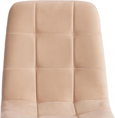 Стул CHILLY MAX / 1 шт. в упаковке (Велюр,Металл  /Бежевый,Черный)