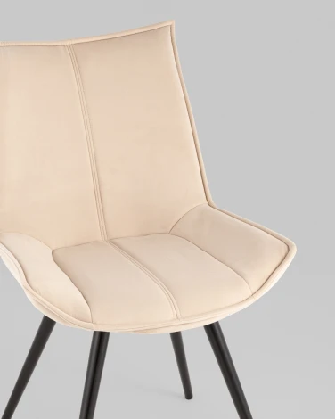 Стул вращающийся Робб велюр бежевый Stool Group арт.УТ000039571