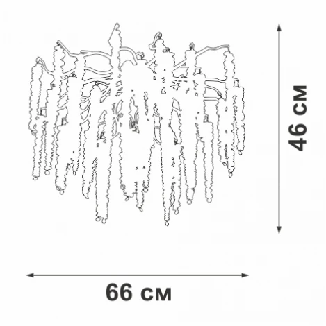 Потолочная люстра Vitaluce V28551-1/7PL