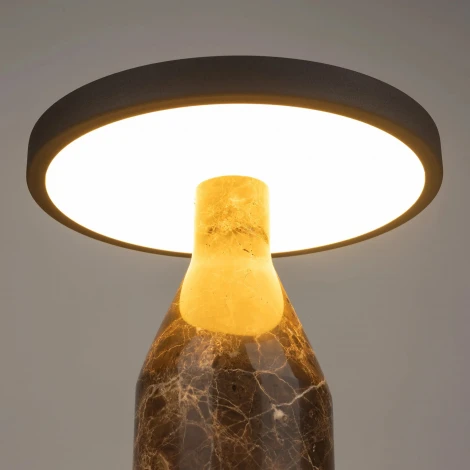 Настольная лампа SP-CROOD-TAB-R22.5x24-7W Warm3200-MIX (CF-BK, 140 deg, 230V) (Arlight, IP20, Мрамор) 061771