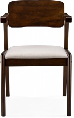 Деревянный стул Velma (Velma dirty oak / light beige) Woodville арт.15524