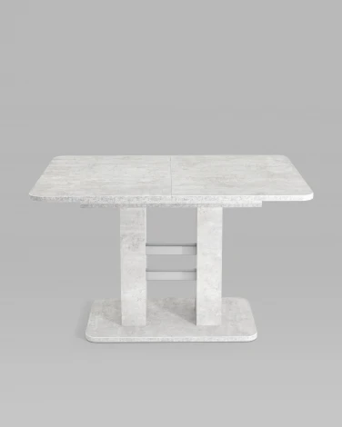 Стол раскладной 120-160*80 бетон/алюминий Stool Group Elephant УТ000034854
