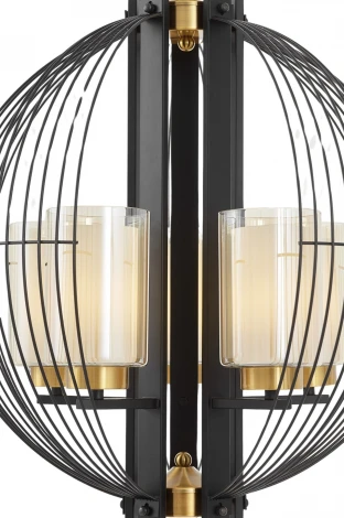 Подвесная люстра Lumina Deco Ponti LDP 1245-5 BK+MD