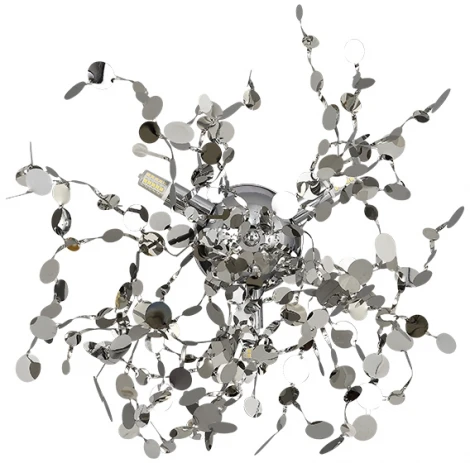 Настенный светильник Crystal Lux Garden AP-PL3 D400 CHROME (220V, ветки)