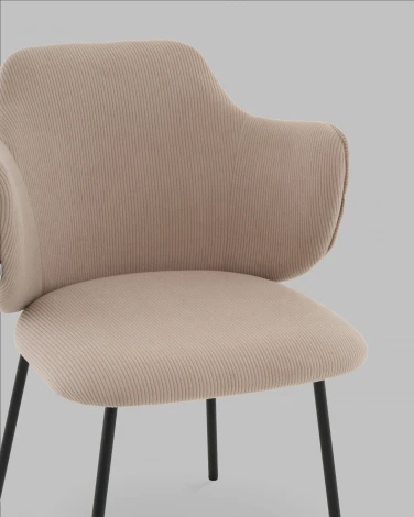 Стул Джиннет велюр бежевый Stool Group арт.УТ000041754