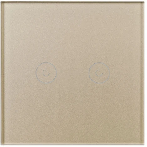 Выключатель сенсорный SWT-OMALI-S02-ZB-GD (250V, 10A, Zigbee) (Arlight, Стекло) 050038