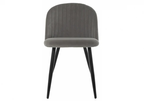 Стул Woodville на металлокаркасе Gabi 1 dark gray / black 15111