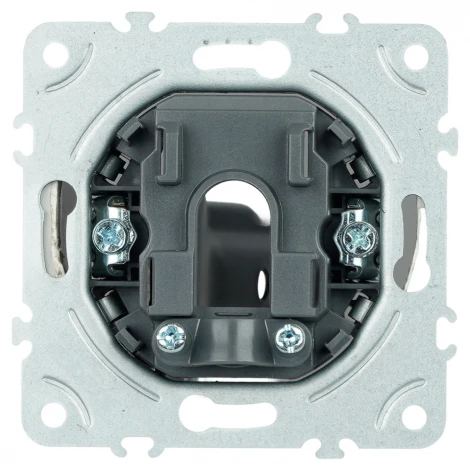 Вывод кабеля (белый фарфор, soft touch) Stekker Эмили 50220