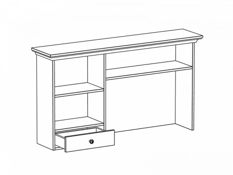 Полочный модуль Reina Дуб Сонома ОГОГО 331486 (дуб сонома)