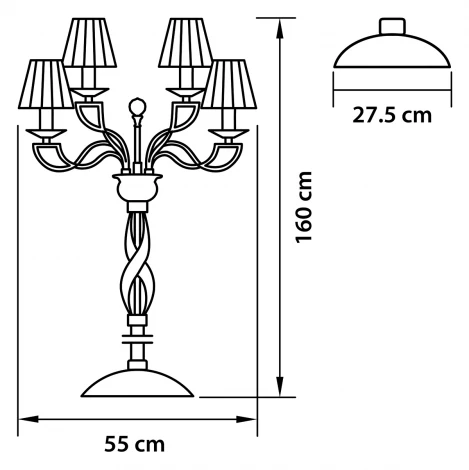 Торшер Osgona Alveare 702764