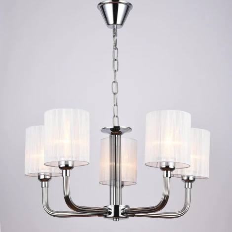 Подвесная люстра ILLUMICO IL1256-5PPA-29 CR Romei