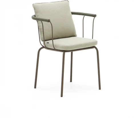 Стул уличный La Forma (ex Julia Grup) Salguer (Коричневый,Зеленый/ Веревка)