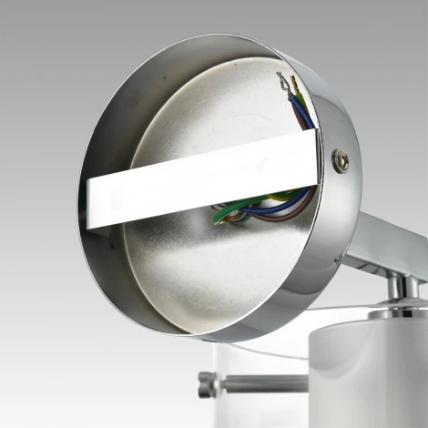 Бра Lumion Verdi 8261/1W металл/стекло, хром/прозрачный E14 1*40W 220V