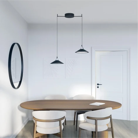 Трековый светильник 48V Denkirs Belty Flow DK5565-BK (LED)