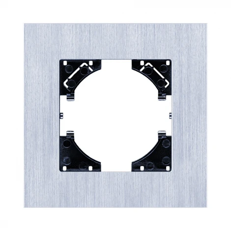 Рамка 1-постовая серебро Kollinger Reflex AL RA1SR