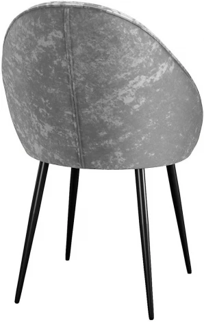 Стул DikLine 234 поворотный, M13 светло-серый, ножки черные арт.00-00076171