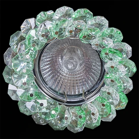 Встраиваемый точечный светильник Reluce 01712-9.0-001CT MR16 CR/CL+LGN (220V, круглые)