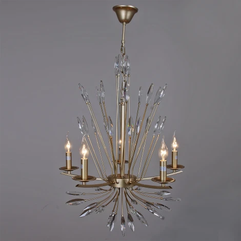 Подвесная люстра Reluce 02373-0.4-05 COPPER (220V, на цепи, свеча)