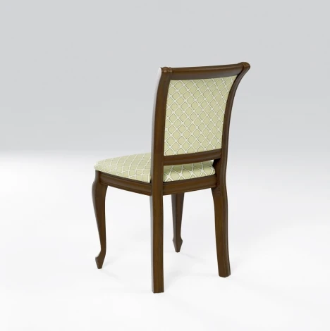 Стул, Орех тёмный, ткань Призма 37/1 Аврора Кабриоль 102173