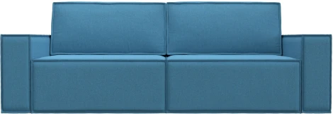 Диван прямой Куба (Голубой/Рогожка) Лига Диванов арт.124515