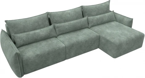 Диван угловой Лига-051 НПБ Лонг угол универсальный Лига Диванов (Велюр) арт.128727