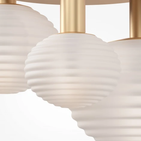 Потолочный светильник круглый Reels MOD268CL-03G Maytoni (220V, шарики, круглые)