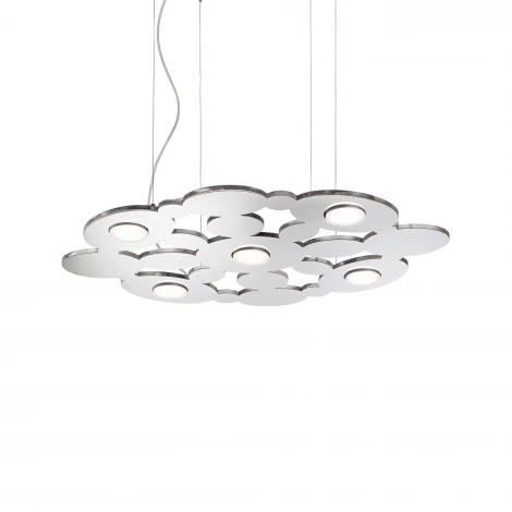 Подвесной светильник Ideal Lux Toronto SP5 CROMO (220V, на тросе)