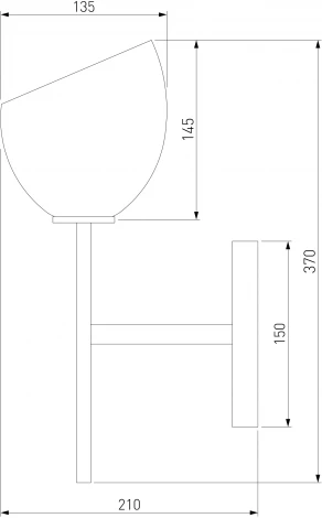 Бра Arrista 60130/1 Eurosvet латунь