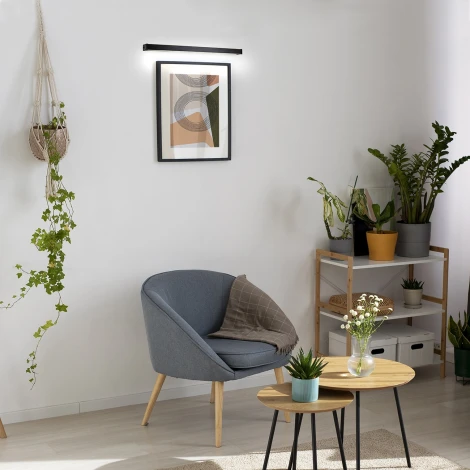 Настенный светильник линейный Escada Trace 10214/S LED*24W Black (220V)