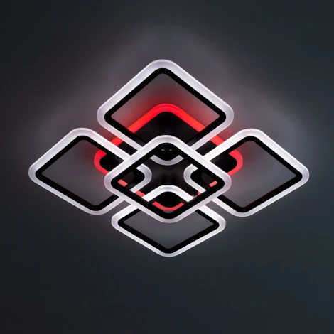 Потолочная люстра RGB Citilux Марсель CL232A155E (LED, 220V, голосовое управление, пульт управления, управление смартфоном, умный дом - Алиса)