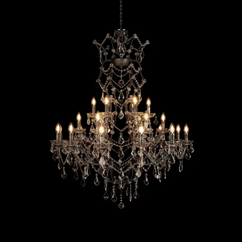 Подвесная люстра большая Loft It Vaille Crystal 10450/1200