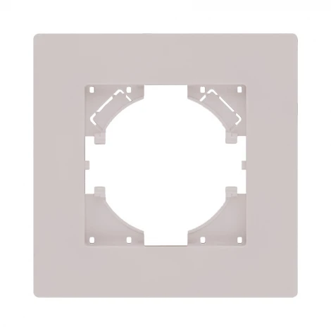 Рамка 1-постовая кашемир матовый Kollinger Aspekt AT1CM