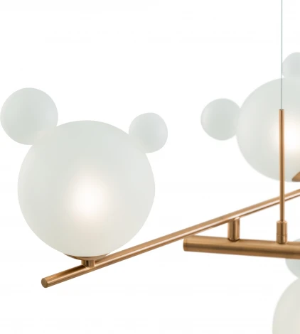 Подвесной светильник Freya Flaty FR5374PL-10BS (220V, на тросе, молекулы)