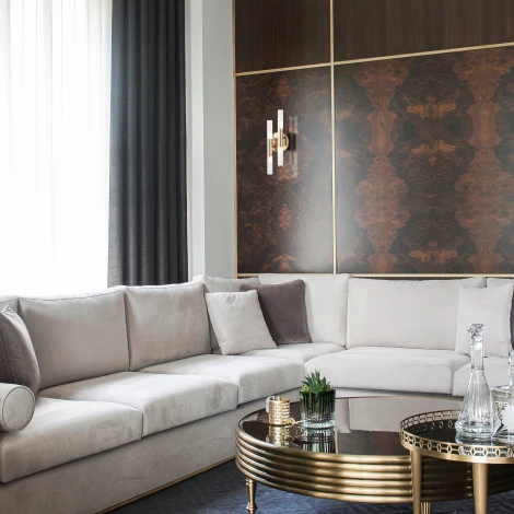 Бра Bogate's 351/4 золото / белый (220V, выключатель)