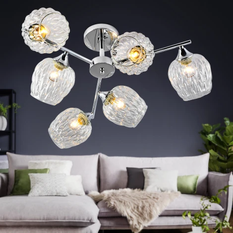 Потолочная люстра на штанге Rivoli Arlene 3139-306