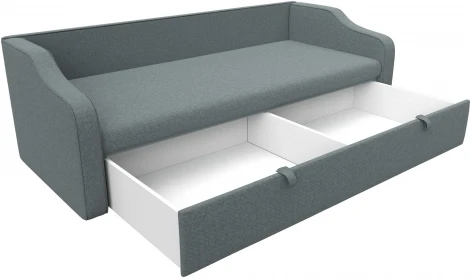 Диван детский прямой Рико (Серый/Рогожка) Лига Диванов арт.123681