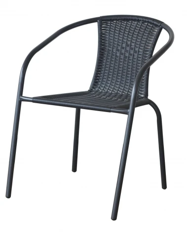 Комплект мебели Асоль LRC03/LRT03-60x60 Black (2+1) Afina