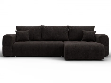 Диван угловой Лига-110 НПБ угол универсальный (ДВП,ДСП,ЛДСП,Брус,Фанера,Велюр/Коричневый) Лига Диванов 136528