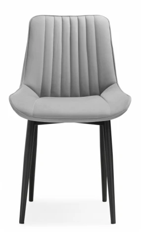 Стул Notta на металлокаркасе Седа К светло-серый / черный 502100