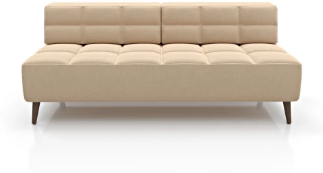 Диван Arsko Нельсон бежевый велюр