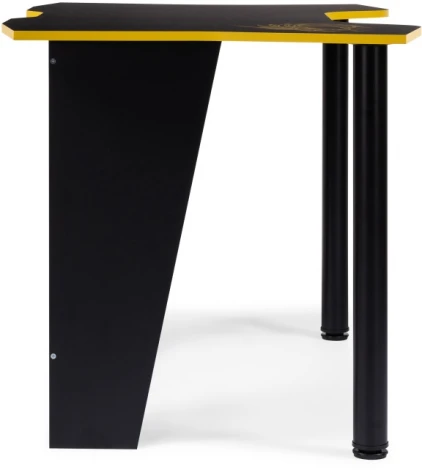 Компьютерный стол Woodville Алид черный / желтый 474252