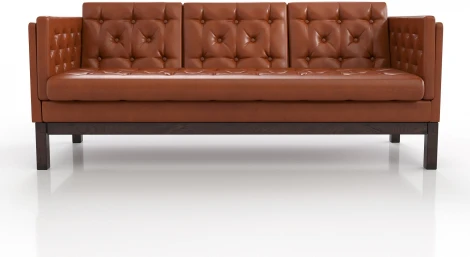 Диван Arsko Айверс Б венге оранжевый кожзам