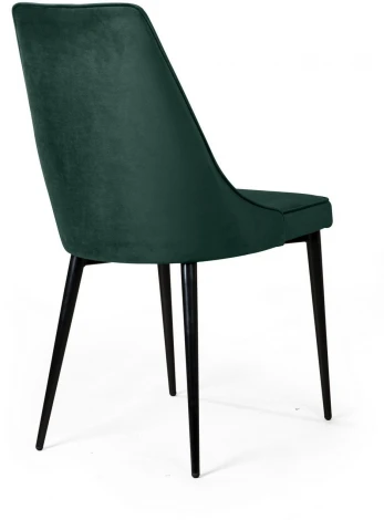 Стул Top Concept Oliver, бархат зеленый 19/ черный конус