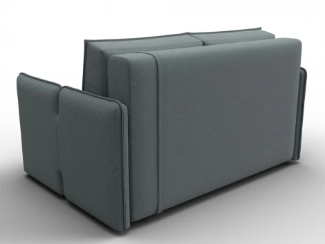 Диван прямой Лига-117 (ЛДСП,Брус,Фанера,Рогожка/Серый) Лига Диванов 137006