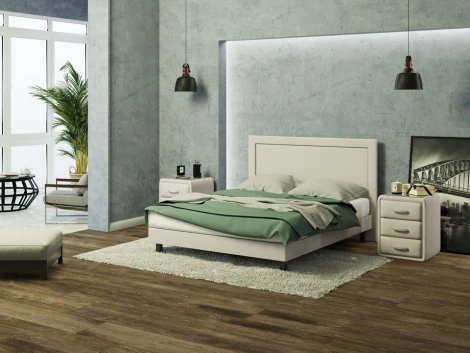 PROxSON Кровать London Boxspring Lift (Ткань: Рогожка Тетра Молочный) 160x200