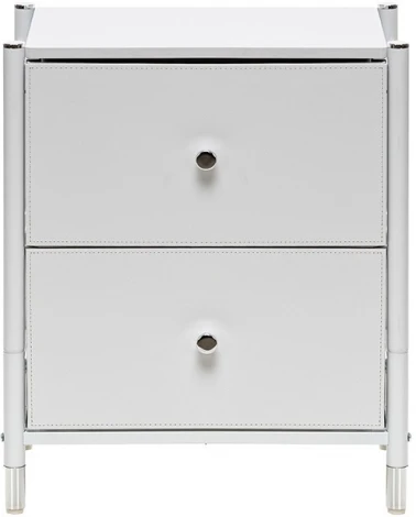 Комод Leset Хайди 2 ящика (Сталь/Экокожа) Leset арт.2500000224300