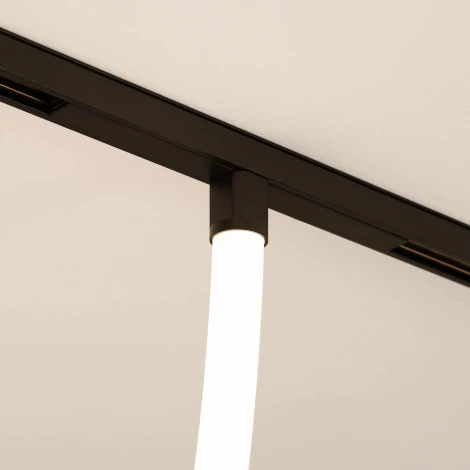 Светильник с гибким неоном магнитный MAG-ORIENT-TUBE-ELASTIC-R25-L5000-70W Warm3000 (BK, 360 deg, 48V, DALI) (Arlight, IP20 Металл) 044341